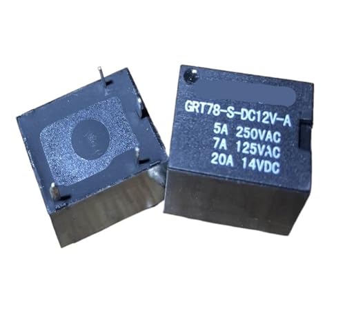 Relais 4 broches 78-S-DC12V-A micro relais T78-1A-12V-20A pour PCB 12V