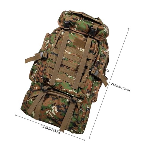 Mochila de senderismo impermeable Vaguelly 80L camuflaje miniatura 2