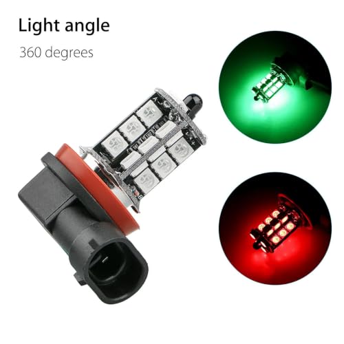 Bombilla coche LED RGB H11 para personalizar la luz de conducción en concentraciones 5