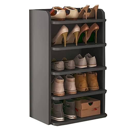 Étagère à chaussures en bois empilable rangement baskets bottes