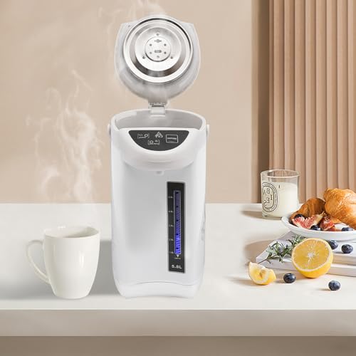 Hervidor eléctrico de agua 5.8 L acero inoxidable miniatura 2
