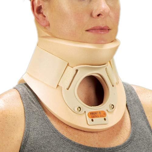 DeRoyal 1044-13 Rigid Cervical Collar with Trachea, 4.25 inch, 16 inch - 19 inch Circumference, Large