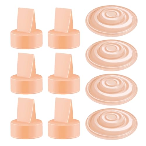 Image of Maymom Pump Parts Compatible with Spectra S1 S2 Syngergy Gold Replace Duckbill Valve Not Original Spectra S2 Replacement Pump Parts (10 Piece Orange)