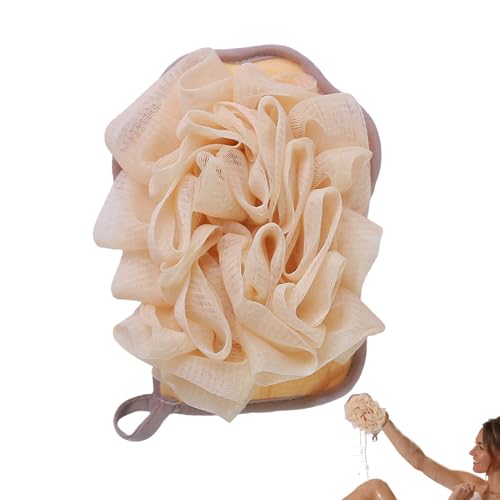 Guante exfoliante corporal, guante exfoliante de doble cara - Guante de ducha elástico, guante exfoliante profesional, soplo de ducha, esponja de lufa para hombre y mujer