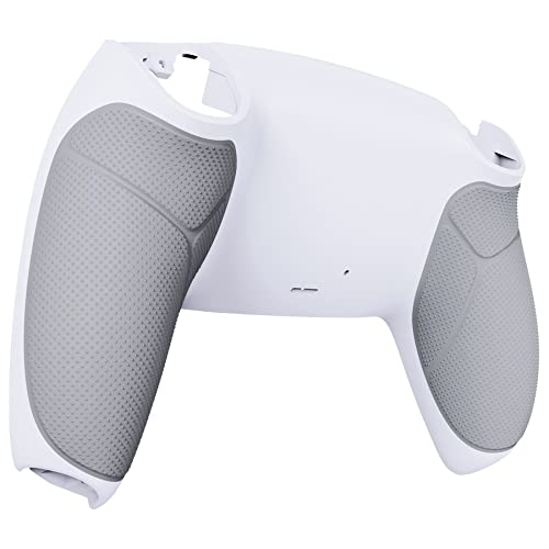 Coque arrière pour manette PS5 eXtremeRate avec grip élastomère blanc anti-transpiration
