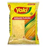 Yoki Pack Flocao Kimilho – 500g Maismehl für Brazilian Flocão, glutenfrei, ideal für Pão de Queijo und andere brasilianische Rezepte mit Kajal Sticker