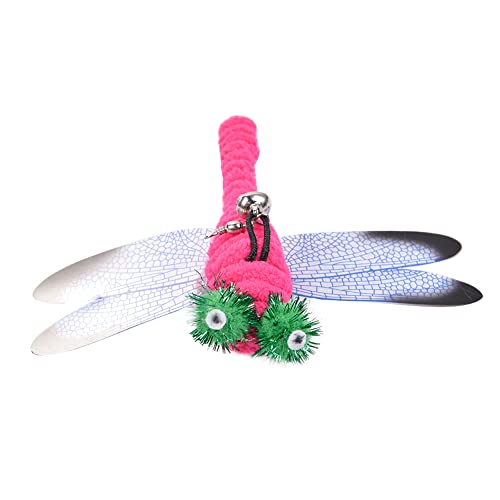 Acessórios de brinquedo de varinha de gato | Cat Toy Substituição Dragonfly Cat Toy Wand Head,5 peça