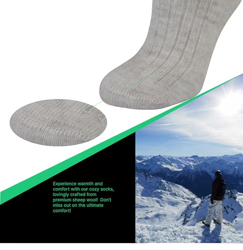 Image of omer & zeki Soft & Warm Woolen Socks for Ladies: Perfect for Winter