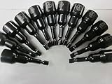 12~2-9/16' IMPACT LASER ETCHED MAGNETIC ~ 9/16' ~ NUTSETTER NUT DRIVER SETTERS