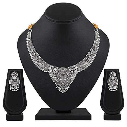 Oxidised Traditional Necklace Set