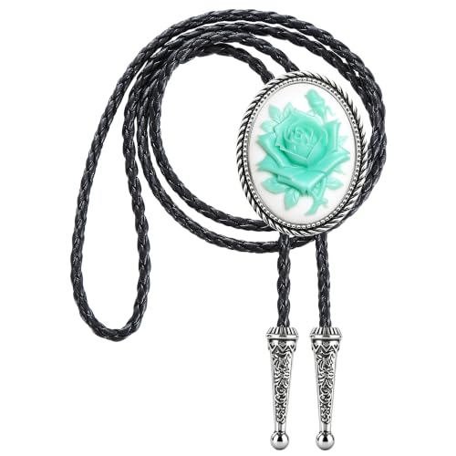 Image of Jeilwiy Bolo Tie for Men, Western Bolero Tie Cowboy Ties Native American Cowgirl Bolo Tie Accessories for Men Women