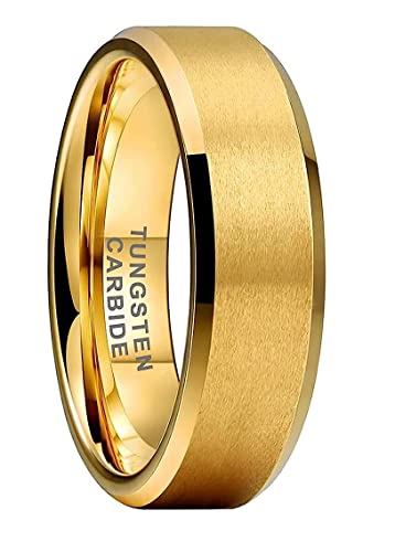 CROWNAL �^���O�X�e�������O 3mm 5mm 7mm 9mm �����Y ���f�B�[�X �u���b�N/�V���o�[/�K�����^��/�S�[���h �x�x���|���b�V���G�b�W �}�b�g�d�グ ���K�t�B�b�g 4-17, �^���O�X�e��, �^���O�X�e��