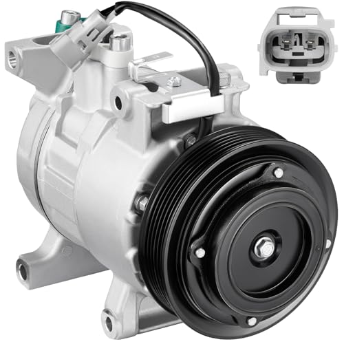 Image of BDFHYK 198334 Air Conditioning A /C Compressor with Clutch Compatible with Ram 1500 Classic V6 3.6L 2019-2023, Ram 1500 V6 3.6L 2014-2022