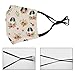 SVEFDOC Adults Boys Girls Warm Protective Masks Fashion Scarf Anti Dust Windproof Mouth Cover, English Springer Spaniel Mouth Decoration for Sports Travel Hiking