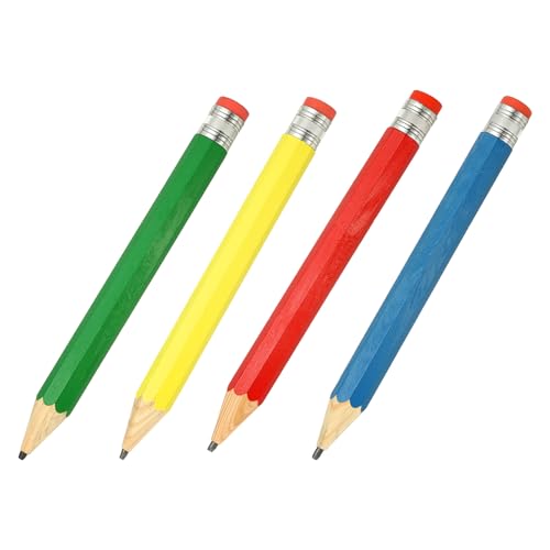 Crayons géants en bois PATIKIL de 13.4 pouces pour une décoration originale de bureau