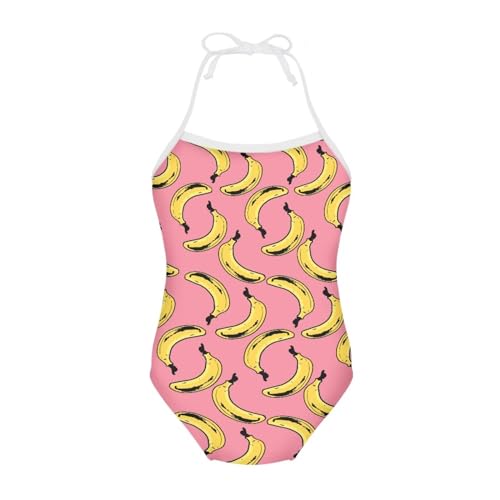Modysero Fitted Comfy Kids Quick Dry One Piece Swimsuit Bathing Suits Beach Pool Girls Adorable Graphic Swimwear for Girls