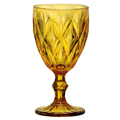 Artland Highgate 11 Oz Goblet Set Of 4 Assorted Colors In A Gift Box, 11Oz, Glass #TOP5