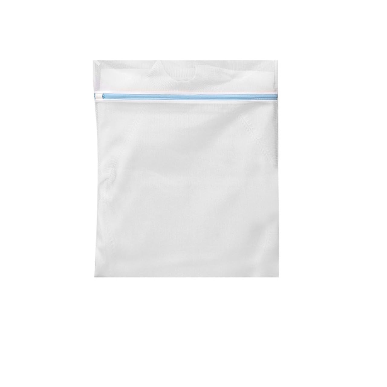 7pcs Laundry Bags Clothes Protect Bags For Washing Machine Travel Dirty Clothing Organize Laundry Basket Blue Zipper Washing Bag(50x60cm,2-pieces)