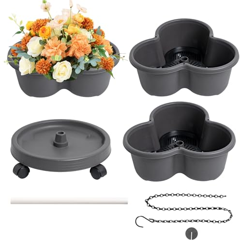 Support de empilable pour optimiser le manque de place des plantes en pot - 2
