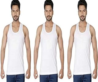 macho Regular Men's Cotton Vest - Pack Of 3 (White, 85 Cm)-picture-41