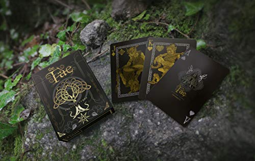 Creatures of The FAE Cartas de Póker Edición Negro Oro Plata miniatura 2