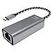 Produktbild KabelDirekt  USB C Ethernet Adapter mit bruchfestem Vollmetall-Gehäuse (USB-C-Stecker auf RJ45 LAN-Buchse, stabiles Netzwerk/Internet für Notebook/MacBook/Tablet mit 1 Gigabit/s, 10 cm Kabel)