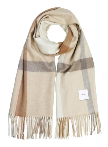 20 colors 100% finest cashmere plaid stole ladies large thick B0114B