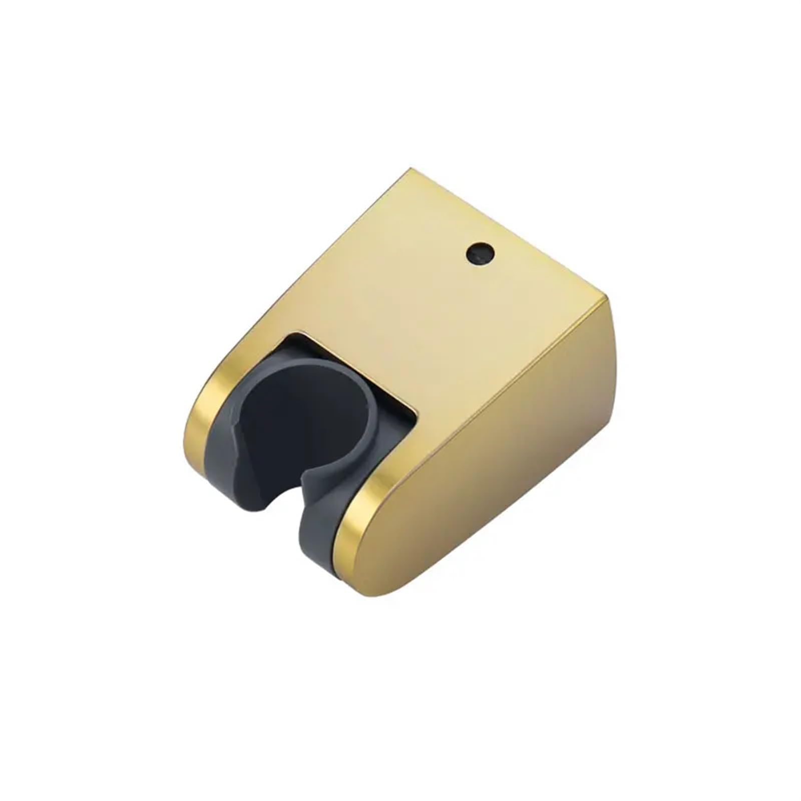 Djskldf Brushed Gold Shower Head Holder Abs Fixed Adjustable Handheld Shower Holder Bracket Wall Mounted Bathroom Accessories Sprayer(Brushed Gold)