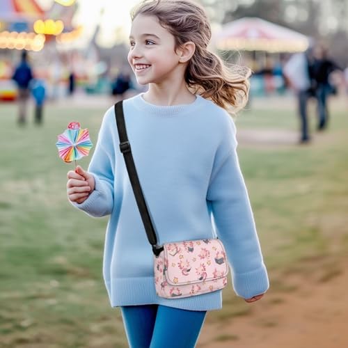 Star Axolotl Book Small Purses for Girls Crossbody Shoulder Bag for Kids Mini Messenger Bags with Zipper Pockets Adjustable Practical Crossbody Bag for Travel4