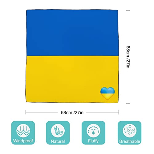 Ukraine Flag of Ukrainian Women Scarf Square Silk, Head Scarf Neck Scarf 27 Inch Large Fashion Wrap2