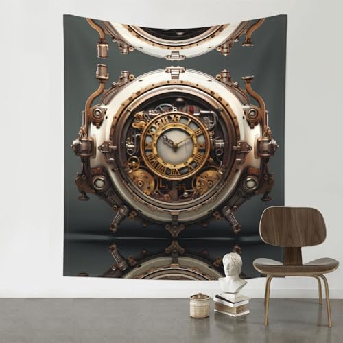 Tapisserie murale pour habiller le mur d'un bureau de style industriel