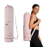 Oaygat Yoga Mat Bag Large with Carrying Strap, Bottle Pocket and Wet Compartment Yoga Mat Carry Bag Gym Pilates Bag for Women Men