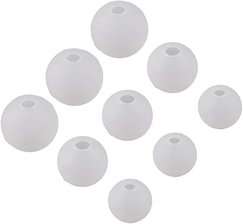 9 moldes de silicona epoxi de cristal para bricolaje, diseño esférico, mini estrella estrellada, moldes de silicona para hacer manualidades