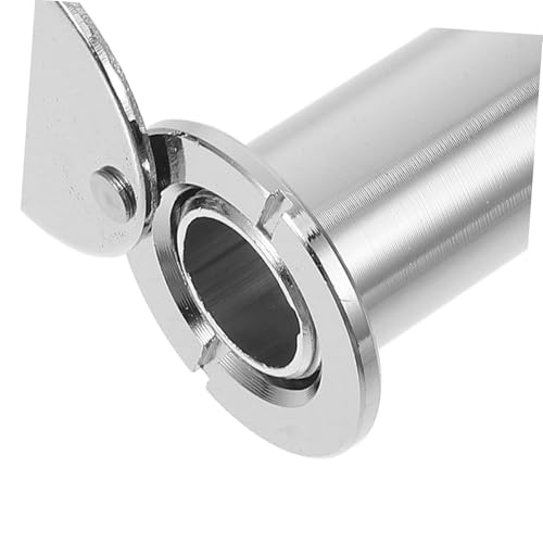 Visor para puerta frontal NUOBESTY con ángulo amplio de 220 grados, aleación de zinc, cubierta giratoria de privacidad, fácil instalación para puertas gruesas miniatura 3