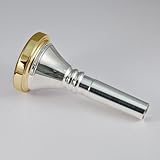 24K Gold Rim & Cup Marcinkiewicz Contrabass Trombone Mouthpiece, 107