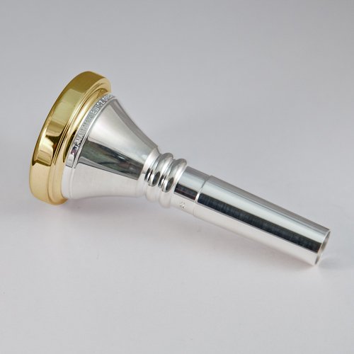 24K Gold Rim & Cup Marcinkiewicz Contrabass Trombone Mouthpiece, 107