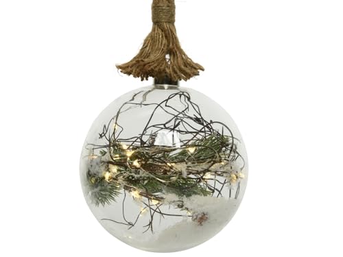 Lumineo Micro LED Ball Clear with Branch 20 cm