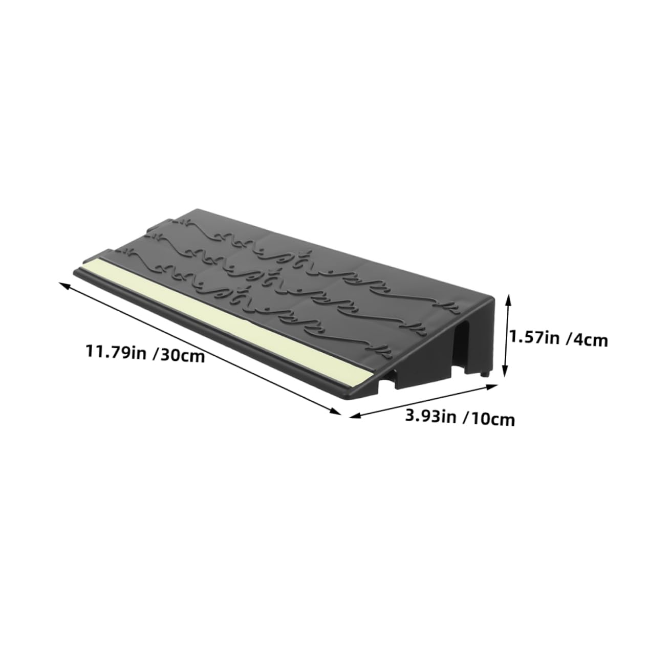 FOMIYES Portable Ramp for Wheelchairs Threshold Ramp Adjustable Ramp for Shed Rubber Wheelchair Ramp Wheelchair Threshold Ramp for Doorways