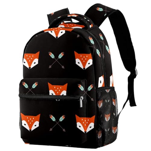 Sac de voyage décontracté renard multicolore pour les sorties week-end