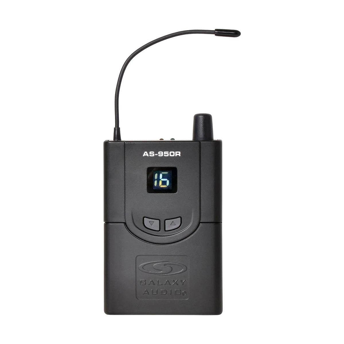 Galaxy AudioAS-950R Wireless in-Ear Monitor Receiver (470-494 MHz),Black