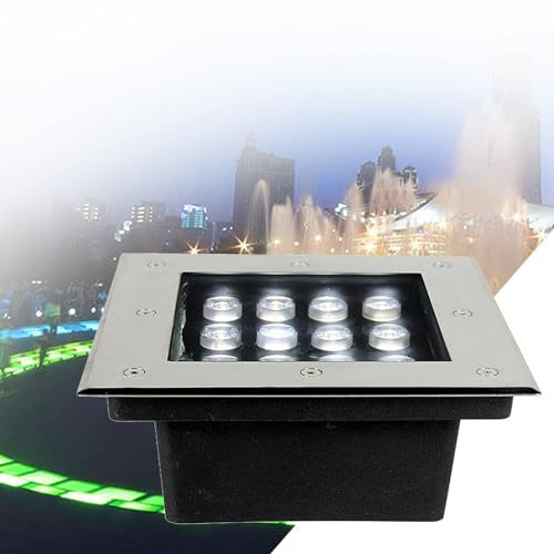 Éclairage extérieur enterré 12V 24V LED carré étanche IP66 - 3