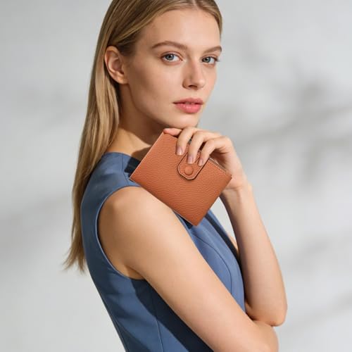Image of Small Wallet for Women Card Holder with Double Zipper Pockets