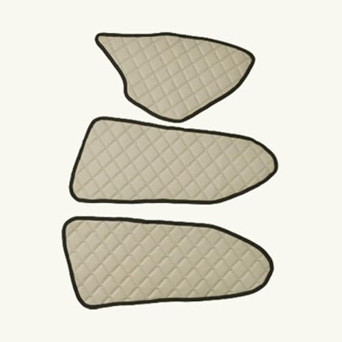 24/7 AUTO - 24/7Auto 2 Panneaux de Porte en Cuir écologique Beige + Tapis de Tableau de Bord pour camions MP4 Actros