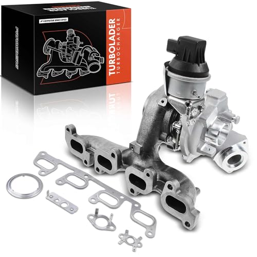 Frankberg Turbocompresor Compatible con Golf VI 5K1 2.0 TDI 2008-2013 E.O.S 1F7 1F8 2.0 TDI 2008-2015 A3 8P1 2.0 TDI 2003-2012 Sustituir# 03L253019P