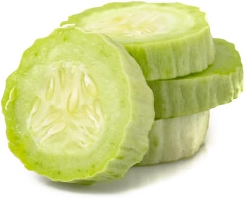 Miniatura 7 de Semillas de pepino verde pálido armenio para plantar, más de 100 semillas de reliquia por paquete, semillas de jardín de Isla (semillas de jardín de