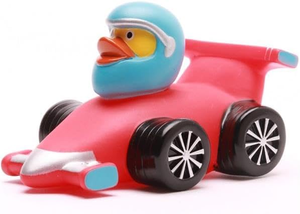 Duckshop I Badeente Formel 1 I Quietscheente I Quietscheentchen I L10cm I Geschenk Auto-Fans I Geschenk Kinder