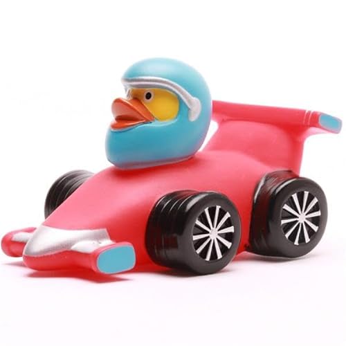Duckshop I Fórmula 1 Patito de baño I Pato de baño L 10 cm I Regalo para fans de los coches I Regalo Niños I Regalo Acción I Regalo Coche Carreras Fans