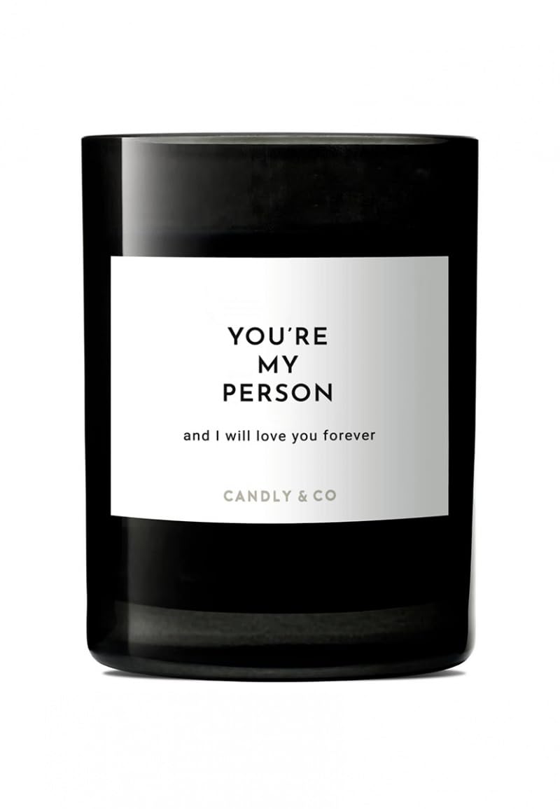 Candly&Co No. 3 You are my person/Luxury - Candela profumata al 100% soya, stoppino in cotone, 250 g, agrumi freschi, cannella, fiori bianchi, vaniglia dolce, cedro, ambra/EU