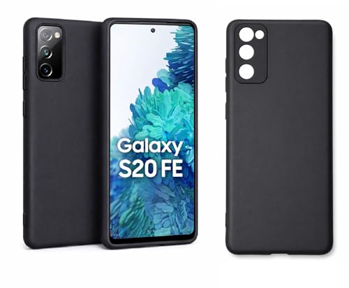 Hmaston Capa Silicone para Galaxy S20 FE - Preta