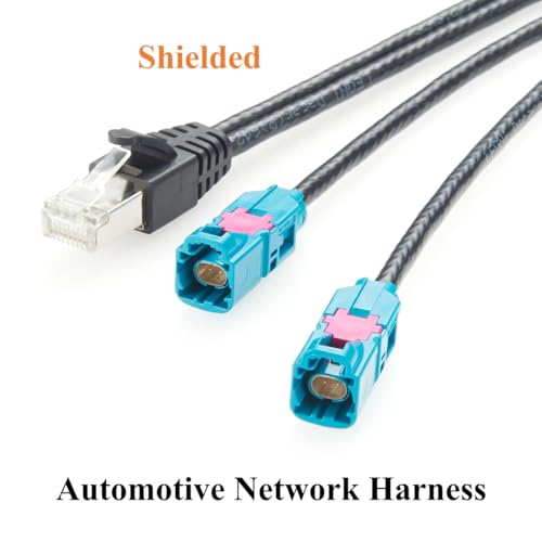 Cable Ethernet Automotriz Rosenberger H-MTD a RJ45 Cat6A 1 m miniatura 6